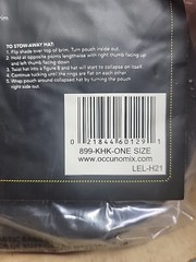 Qty: 2 KHAKI Occunomix MiraCool Stow-Away Hard Hat Sun Shade Protects Neck Face