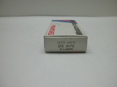 SYLVANIA DE3175 MINIATURE LAMP BULBS SV8.5MM BASE 12V 10W 0.77A T3(LOT OF 5) NNB
