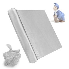 15.7 in x 16.4 Ft Silver Aluminum Wire Mesh Roll for Arts and Craft