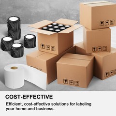 5ROLLS 62mmx100mm Shipping Label 2-3/7″x4″ Compatible Brother QL-810W DK-1202