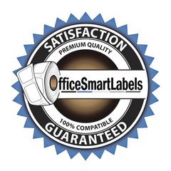 OfficeSmartLabels 1-1/8 x 3-1/2 inch Removable Address Labels, 12 Roll