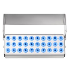 AZDENT Dental Burs Holder Disinfection Block Case Box Dentist Stand 8/30 Holes