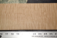 Flame Maple Raw Wood Veneer Sheet 6 x 35 inches 1/42nd 4671-56