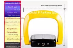 Car Park Lock: Garage Post—No Drilling Required, Automatic Lift, Reinforced