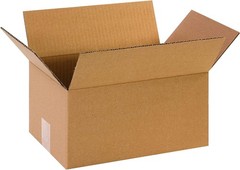 BOX USA Small Shipping Boxes 12″L x 8″W x 6″H 12x8x6″ (25-Pack), Kraft Brown