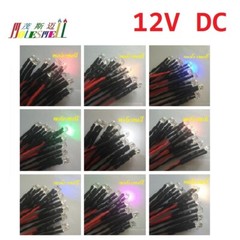 Straw Hat 12V Prewired Red Yellow Blue Green White Orange UV Pink Warm white Led