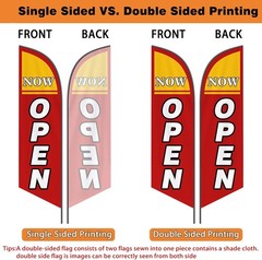 Custom Advertising Feather Flag Personalized Logo Text Sign for Outside Business