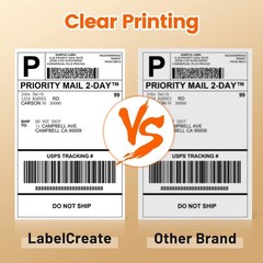 500PCS 100*150mm 4X6 Thermal Labels for Shipping Label Printer for USPS Fedex