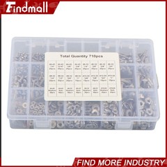 710Pcs Machine Screw Assortment Assorted Nuts Bolts and Flat Washers Kit