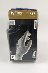 12 Pairs Ansell HYFLEX 11-727 Cut Resistant Nylon/Spandex Industrial Gloves SZ 6