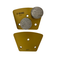 18PK Trapezoidal Grinding Discs for Bolt-on Concrete Floor Grinders Medium Bond