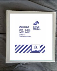 New Holland L865 LX865 LX885 lx985 wheeled skid shop Service Manual