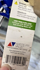American Valve Lead Free Brass Gate Valve G300 Series 2 1/2” 200 WOG