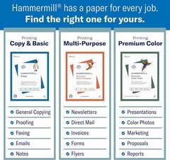 Cardstock, Color Copy, 100 lb, 8.5 x 11-6 Pack 1,500 Sheets – 100 Bright, Ma…