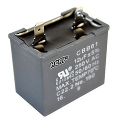 12uf Motor Capacitor for GE Refrigerators, JSU21X126 JSU21X126AOC Replacement