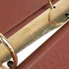 Auth LOUIS VUITTON Monogram Agenda/Note Cover File Brown – e61922i