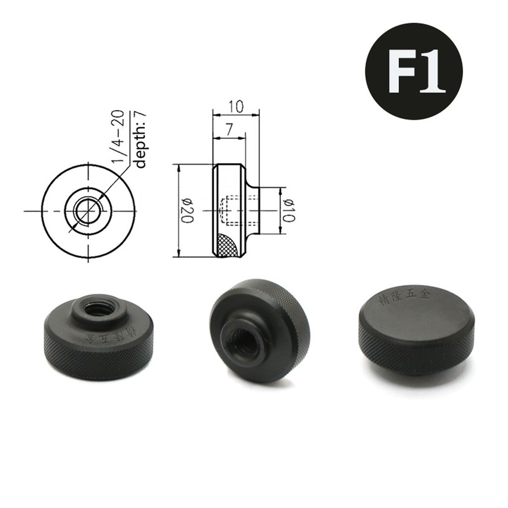 Butterfly Wing Thumb Screws UNC 1/4-20 Aluminum Knurled Thumb Nuts For Camera