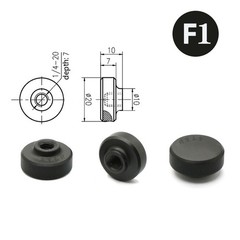 Butterfly Wing Thumb Screws UNC 1/4-20 Aluminum Knurled Thumb Nuts For Camera