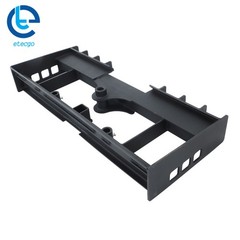 4000lb For Kubota Skid Steer Pallet Fork Frame W/ Receiver Hitch & Spear Sleeves