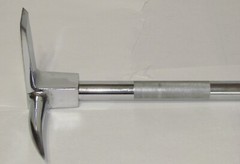 36″ Halligan bar with Nickel Finish. Hardened High Carbon Steel. 11 Lbs – C