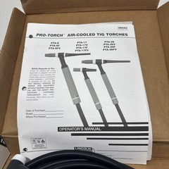 Lincoln Electric K1782-13 PTA-17FV TIG Torch Ultra Flex 12.5 ft No Ceramic Cup