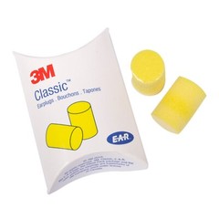 3M 310-1001 E-A-R Classic Uncorded Foam Yellow 29dB Ear Plugs (Pick Total Pairs)