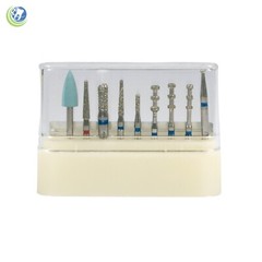 Dental Porcelain Veneers Preparation Polishing FG Diamond Burs Kit Set of 9