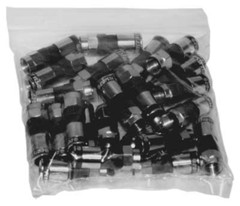 BAG OF 50 PERFECT VISION PV6UE-05 RIDGELOC COMPRESSION RG6 UNIV CONNECTOR