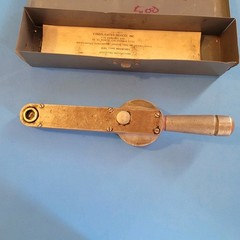 VTG US ARMY, Apco Mossberg Torque Wrench, W/ Broken Drive, J McKerns On Label
