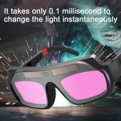 2* Auto Darkening Welding Goggles Welder Glasses Welding Helmet Mask w/Strap