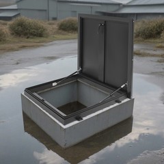 Roof Access Hatch Square Skylight Security Door for Residential Commercial Build