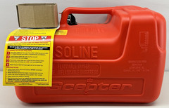 Scepter 3.2 Gallon Portable Marine Gas Can Boat Fuel Tank 2-Way Vented NEW