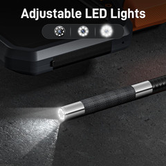Teslong Two-Way Articulating Borescope with Light, Industrial Endoscope black