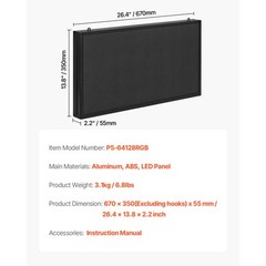 27×14 in Programmable LED Sign Scrolling Digital Display Board P5 Full-color