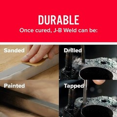 8281 Professional Size Steel Reinforced Epoxy – Hardener and Steel Pack – 10 Oz