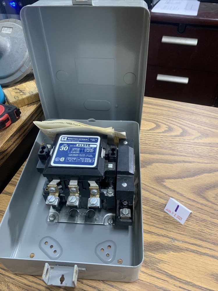 A134C Telemecanique 4-pole, 30 amp, Contactor New