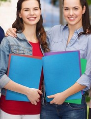 2 Pocket Folders with Prongs (100 Pack, Blue), Paper Folders with 2 Pockets Fit
