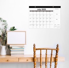 Desk Calendar 2026-12 Months from January 2026 to 17″ x 12″, Black