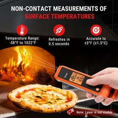 TempPro TP420 2-in-1 Instant Read Thermometer for Cooking, Infrared with Meat