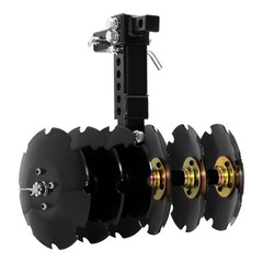 20” Rear Disc Harrow 6 pieces Disc Plow Adjustable Heavy Duty Durable Universal