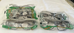 Lot 5 ORR Safety Glasses Series XP747 ANSI Z87+ With Clear Lenses NIP