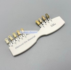 1X Dental IPS Natural Die Material Shade Guide Ivoclar Vivadent ND1-9 Abutment
