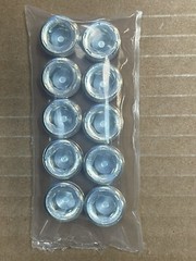 Lot of 10 3/8” NPT Internal Hex Allen Steel Pipe Plugs W/Sealant Fast Shipping