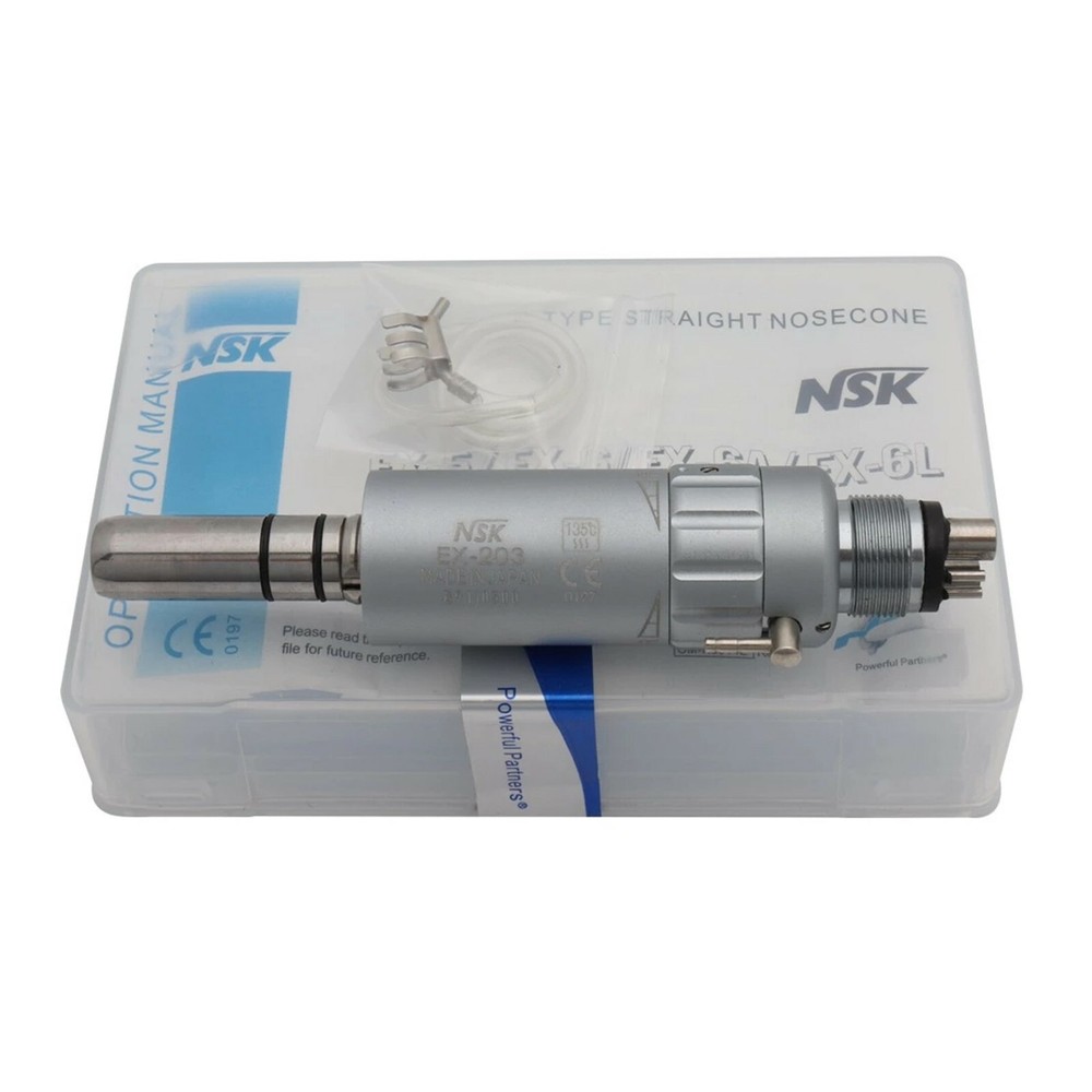 Dental External Water Spray Low Speed Air Motor Handpiece 4H E-type 1:1 Ratio