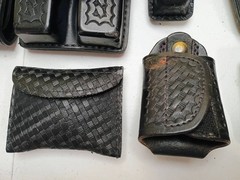Duty Belt Accs. Flashlight Mace Double Mag Radios Key Cuff Glove Belt Keepers