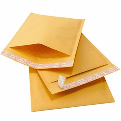 Kraft Bubble Mailer #000 ( 4″x7″ ) 1,000 QTY SHIPS TODAY CALIFORNIA