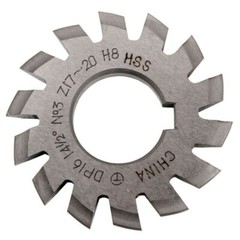 Set 8PC DP6,DP8,DP10,DP12,DP16,DP18,DP20,DP22 PA14-1/2 #1-8 Involute Gear Cutter