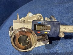 Lot of 2 ITT Dia-Flo 1819 1in CF3M 3-Port Sanitary Diaphragm Valve