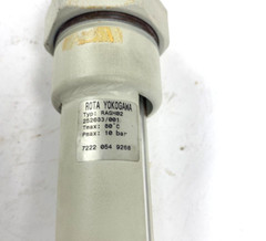 ROTA YOKOGAWA FLOW METER RAGH02 176 DEGREES F MAX 1″ CONNECTION LENGTH 14-1/2″