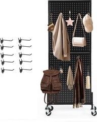 2X5Ft Standing Pegboard Display Peg Board Display Rack Pegboards Display Stand